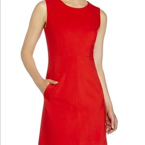 DVF red ‘’Capreena’ dress